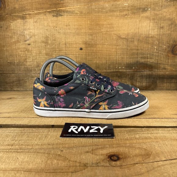 Vans Shoes - Vans Off The Wall Black Floral Canvas Sneakers